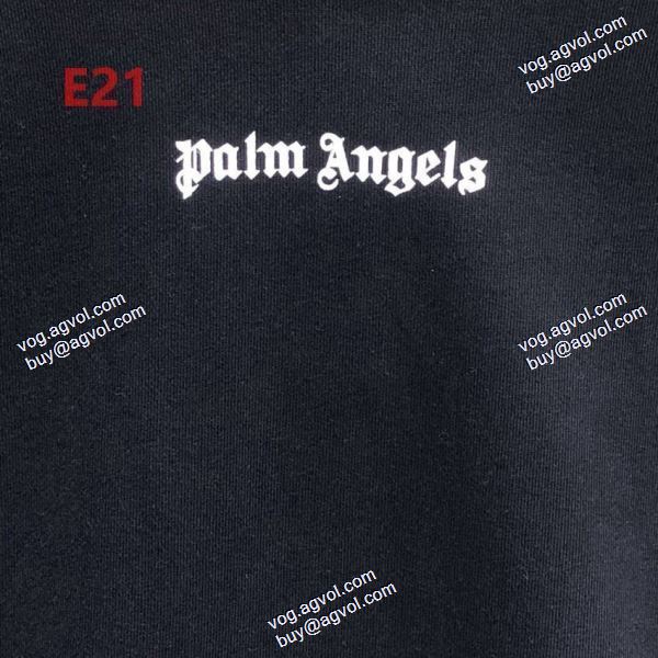 雑誌掲載アイテム パーム エンジェルス Palm Angels コピー ブランド 2020秋冬 背中大logoプリント パーカー 2色可選